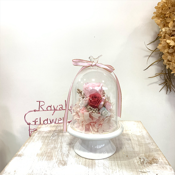小鳥のプリザーブドフラワー|店舗受取専用